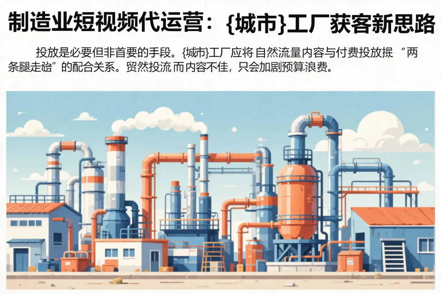 制造业短视频代运营：赤峰工厂获客新思路