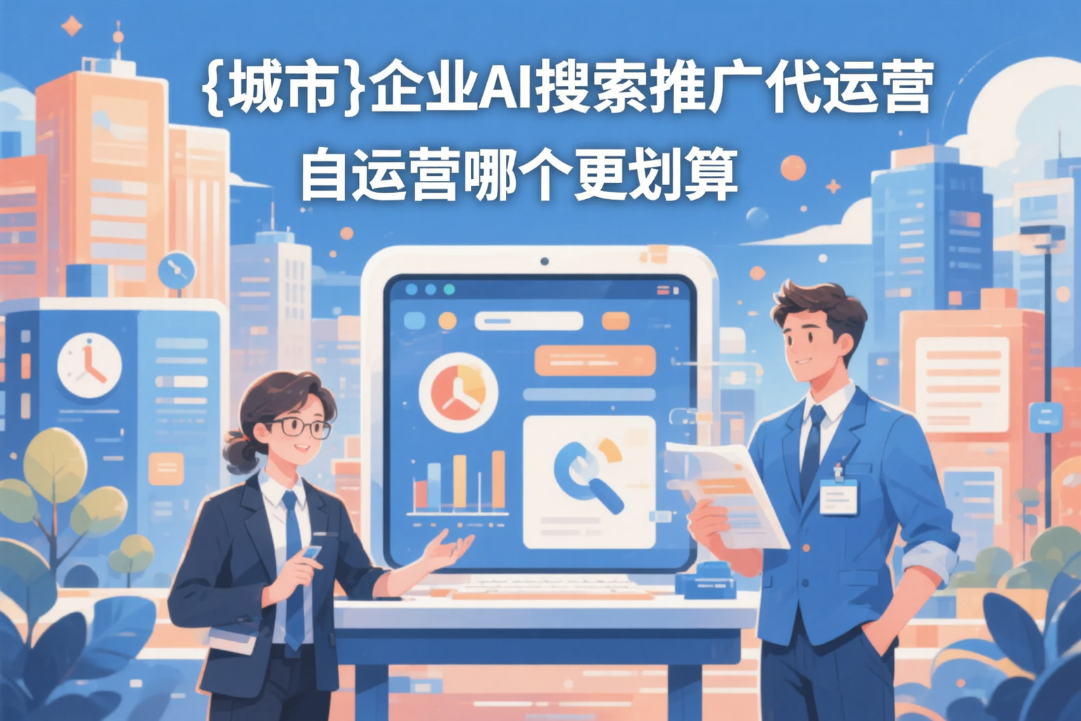 赤峰企业AI搜索推广代运营和自运营哪个更划算