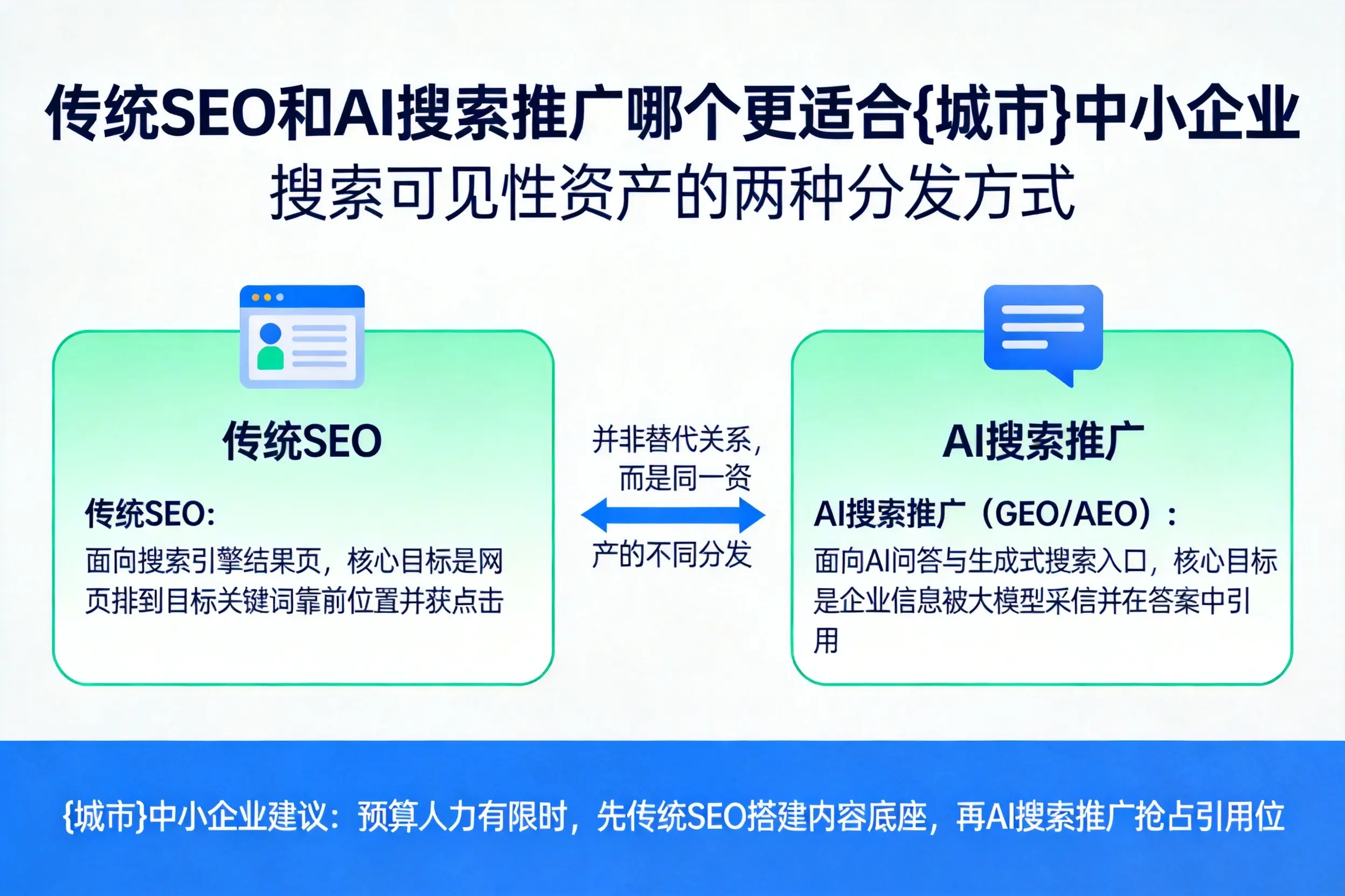 传统SEO和AI搜索推广哪个更适合赤峰中小企业
