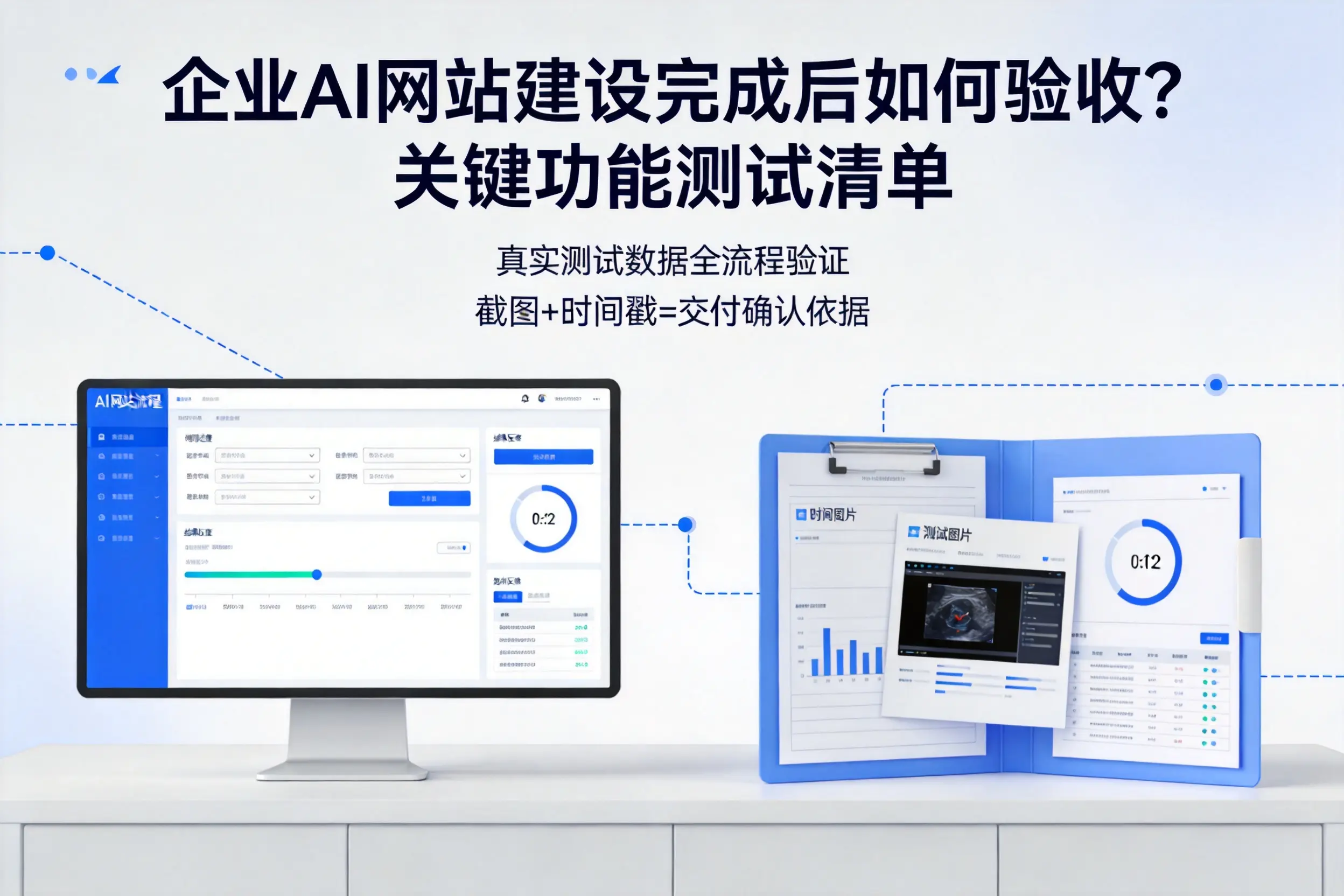 赤峰企业AI网站建设完成后如何验收？关键功能测试清单