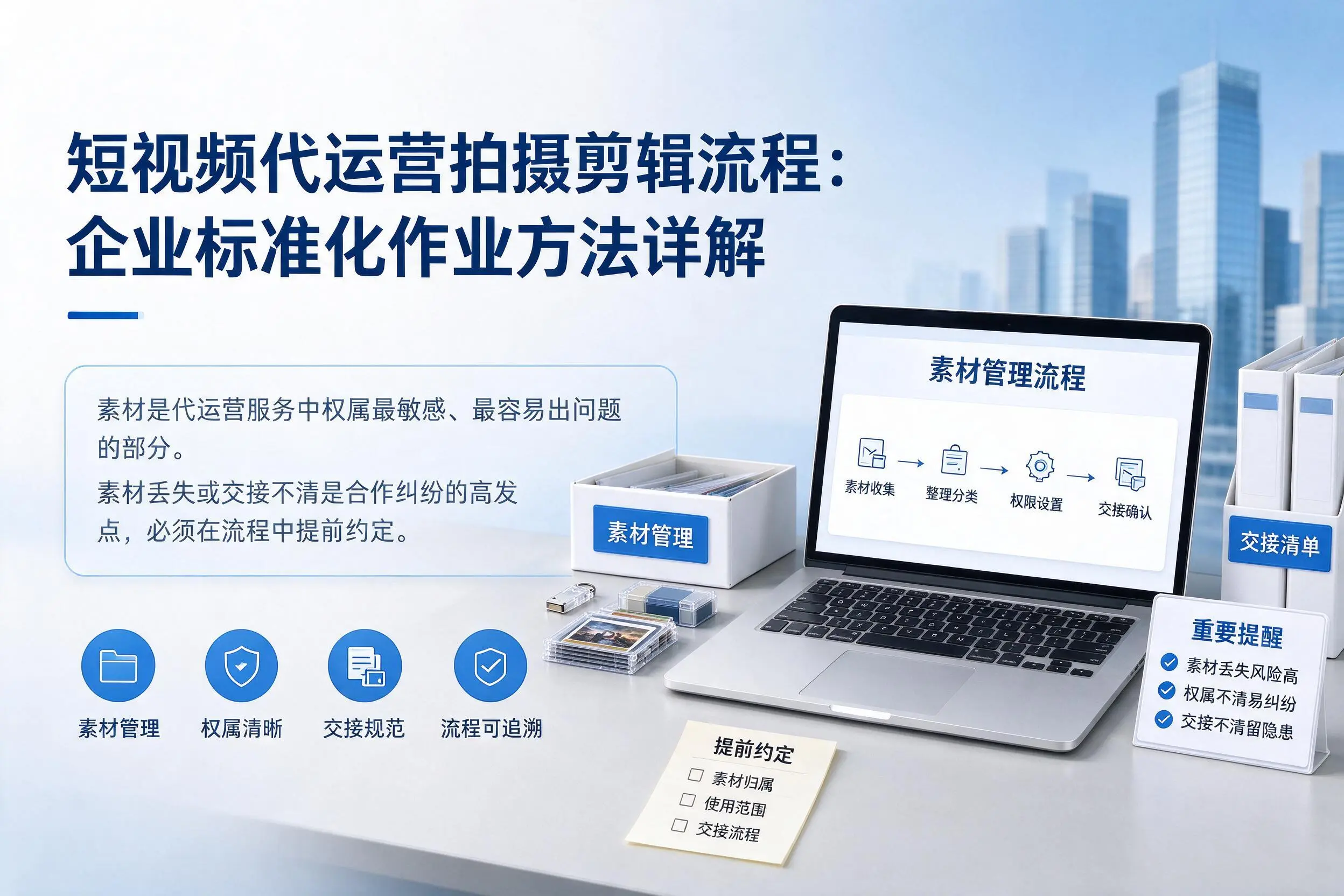 短视频代运营拍摄剪辑流程：赤峰企业标准化作业方法详解