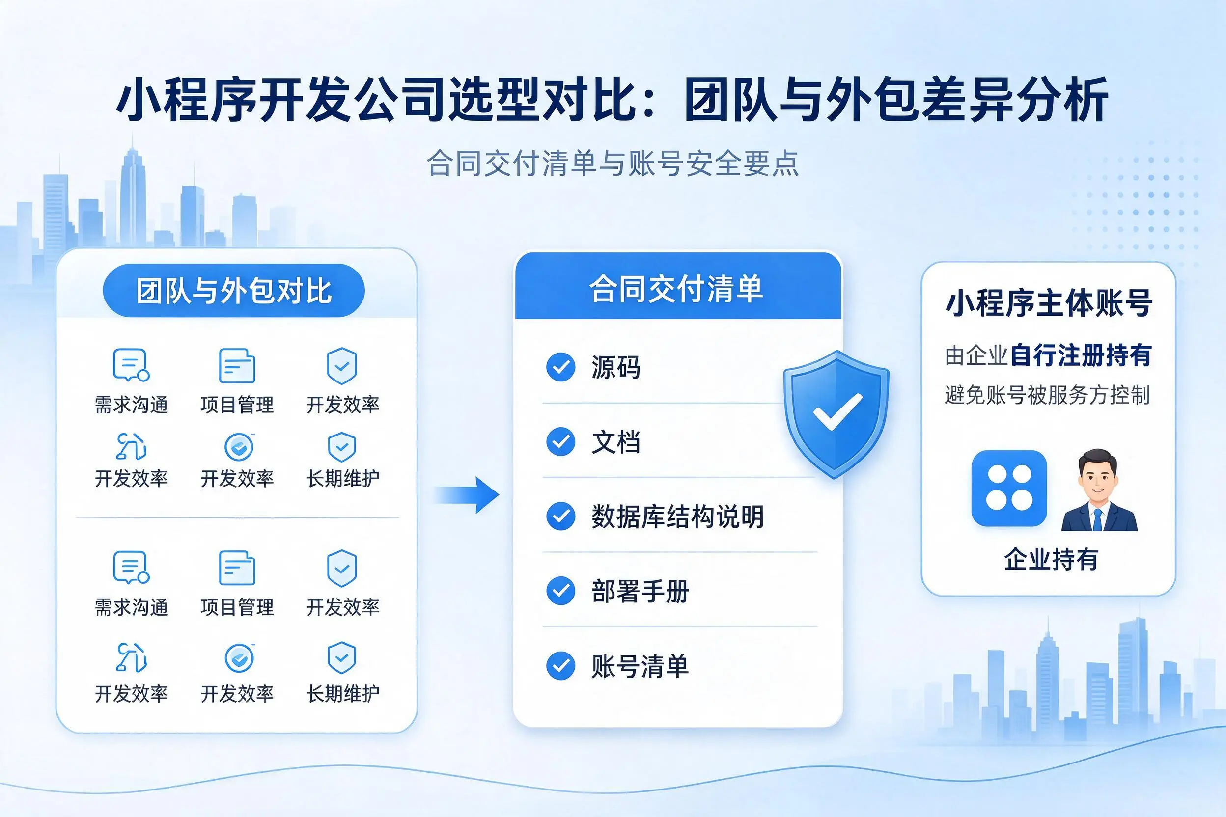 赤峰小程序开发公司选型对比：团队与外包差异分析