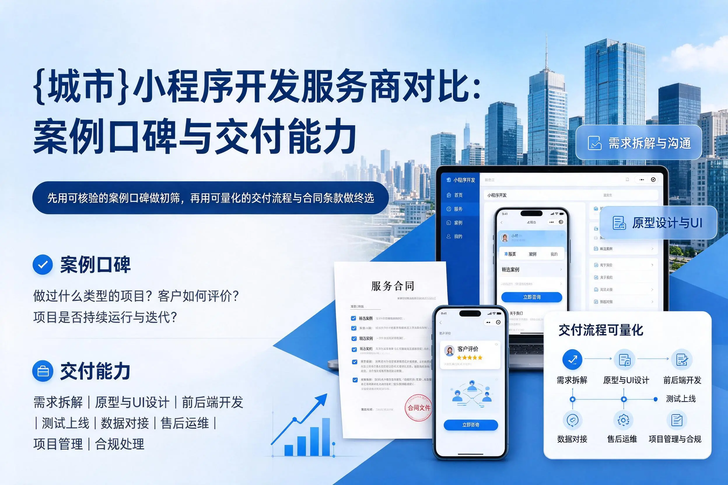 赤峰小程序开发服务商对比：案例口碑与交付能力