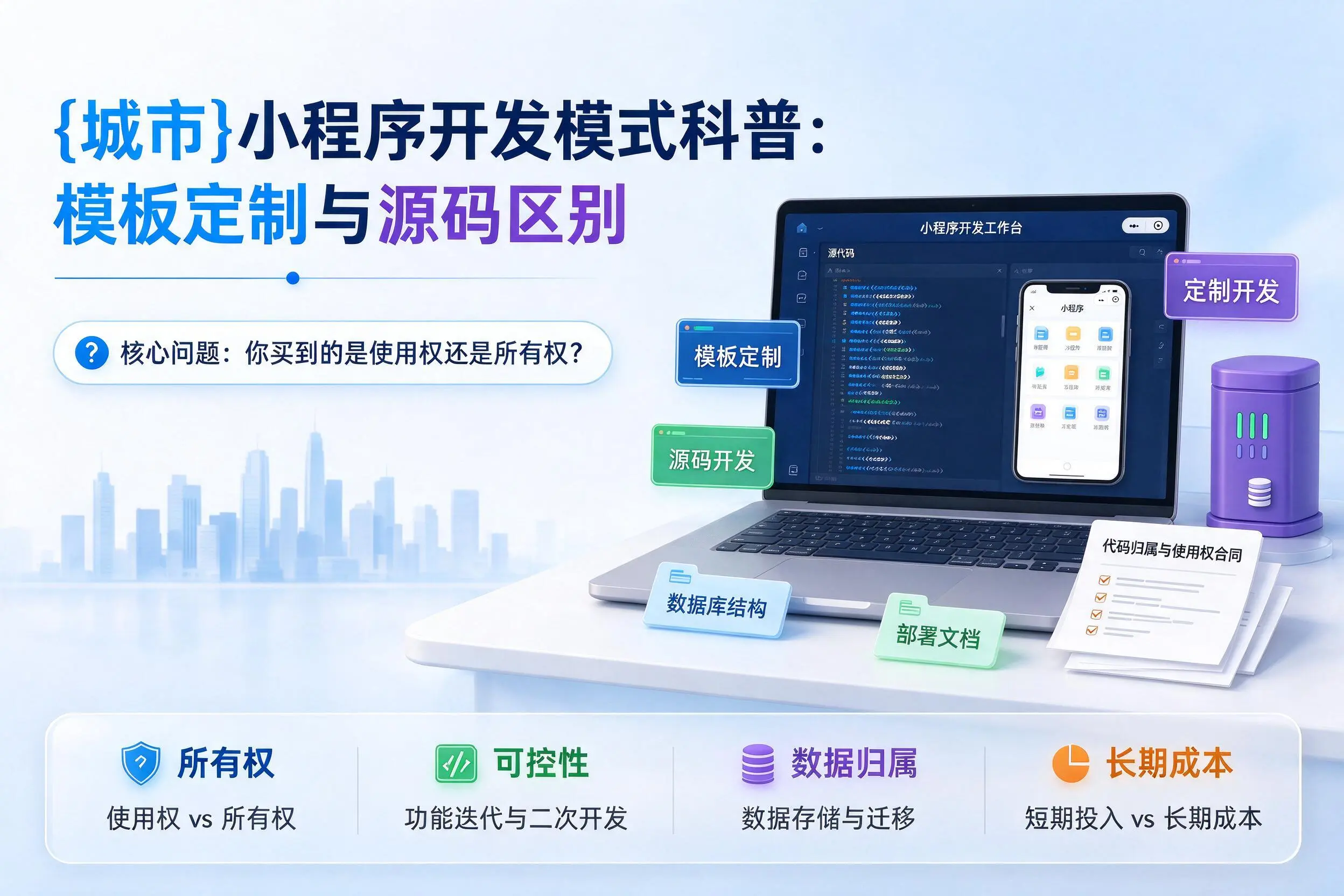 赤峰小程序开发模式科普：模板定制与源码区别