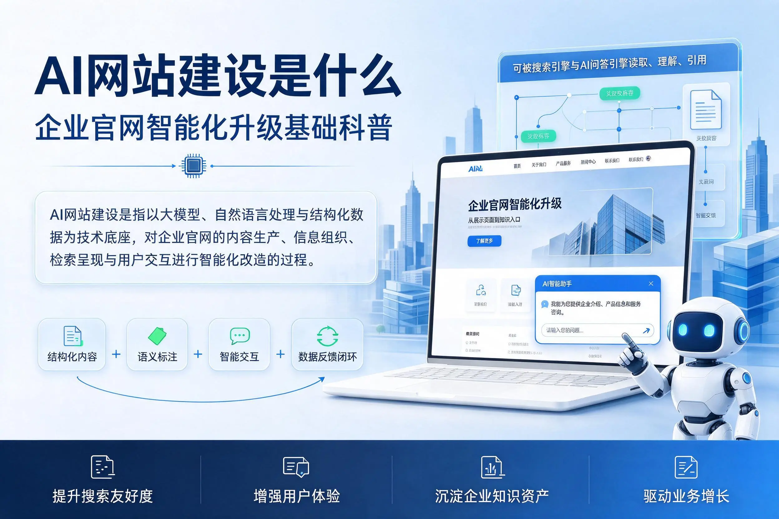 AI网站建设是什么：赤峰企业官网智能化升级基础科普